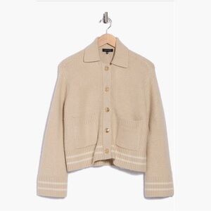 1. State Button-Up Knit Cardigan Sweater Jacket
